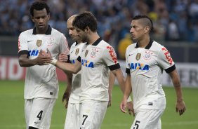 Durante a partida entre Grmio x Corinthians, realizada esta noite na Arena Grmio, em Porto Alegre, jogo da volta vlido pelas quartas de final da Copa do Brasil de 2013