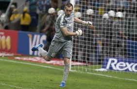 Durante a partida entre Grmio x Corinthians, realizada esta noite na Arena Grmio, em Porto Alegre, jogo da volta vlido pelas quartas de final da Copa do Brasil de 2013