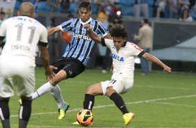 Durante a partida entre Grmio x Corinthians, realizada esta noite na Arena Grmio, em Porto Alegre, jogo da volta vlido pelas quartas de final da Copa do Brasil de 2013