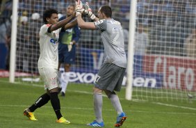 Durante a partida entre Grmio x Corinthians, realizada esta noite na Arena Grmio, em Porto Alegre, jogo da volta vlido pelas quartas de final da Copa do Brasil de 2013