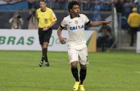 Durante a partida entre Grmio x Corinthians, realizada esta noite na Arena Grmio, em Porto Alegre, jogo da volta vlido pelas quartas de final da Copa do Brasil de 2013
