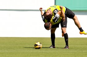 Alexandre Pato durante treino realizado na arena fonte luminosa