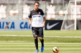 Renato Augusto do Corinthians durante treino realizado no CT Joaquimm Grava