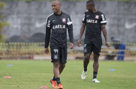 Durante o treino desta manh no CT Joaquim Grava, no Parque Ecolgico do Tiete. O prximo jogo da equipe ser domingo, dia 10/11, contra o Fluminense, no estdio da Fonte Luminosa, em Araraquara/SP, vlido pela 33 rodada do Campeonato Brasileiro de 2013