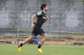 Durante o treino desta manh no CT Joaquim Grava, no Parque Ecolgico do Tiete. O prximo jogo da equipe ser domingo, dia 10/11, contra o Fluminense, no estdio da Fonte Luminosa, em Araraquara/SP, vlido pela 33 rodada do Campeonato Brasileiro de 2013