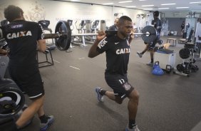 Durante o treino desta manh no CT Joaquim Grava, no Parque Ecolgico do Tiete. O prximo jogo da equipe ser domingo, dia 10/11, contra o Fluminense, no estdio da Fonte Luminosa, em Araraquara/SP, vlido pela 33 rodada do Campeonato Brasileiro de 2013