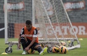 Durante o treino desta manhã no CT Joaquim Grava, no Parque Ecológico do Tiete. O próximo jogo da equipe será domingo, dia 10/11, contra o Fluminense, no estádio da Fonte Luminosa, em Araraquara/SP, válido pela 33ª rodada do Campeonato Brasileiro de 2013