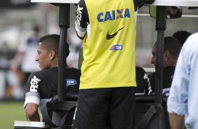 Durante o treino desta manh no CT Joaquim Grava, no Parque Ecolgico do Tiete. O prximo jogo da equipe ser domingo, dia 10/11, contra o Fluminense, no estdio da Fonte Luminosa, em Araraquara/SP, vlido pela 33 rodada do Campeonato Brasileiro de 2013