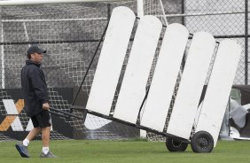 Durante o treino desta manh no CT Joaquim Grava, no Parque Ecolgico do Tiete. O prximo jogo da equipe ser domingo, dia 10/11, contra o Fluminense, no estdio da Fonte Luminosa, em Araraquara/SP, vlido pela 33 rodada do Campeonato Brasileiro de 2013