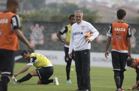 Durante o treino desta manh no CT Joaquim Grava, no Parque Ecolgico do Tiete. O prximo jogo da equipe ser domingo, dia 10/11, contra o Fluminense, no estdio da Fonte Luminosa, em Araraquara/SP, vlido pela 33 rodada do Campeonato Brasileiro de 2013