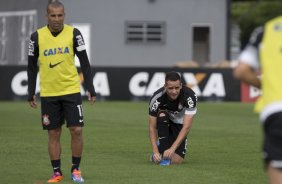 Durante o treino desta manh no CT Joaquim Grava, no Parque Ecolgico do Tiete. O prximo jogo da equipe ser domingo, dia 10/11, contra o Fluminense, no estdio da Fonte Luminosa, em Araraquara/SP, vlido pela 33 rodada do Campeonato Brasileiro de 2013