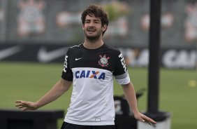 Durante o treino desta manh no CT Joaquim Grava, no Parque Ecolgico do Tiete. O prximo jogo da equipe ser domingo, dia 10/11, contra o Fluminense, no estdio da Fonte Luminosa, em Araraquara/SP, vlido pela 33 rodada do Campeonato Brasileiro de 2013