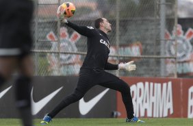 Durante o treino desta manhã no CT Joaquim Grava, no Parque Ecológico do Tiete. O próximo jogo da equipe será domingo, dia 10/11, contra o Fluminense, no estádio da Fonte Luminosa, em Araraquara/SP, válido pela 33ª rodada do Campeonato Brasileiro de 2013