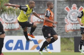 Durante o treino desta manh no CT Joaquim Grava, no Parque Ecolgico do Tiete. O prximo jogo da equipe ser domingo, dia 10/11, contra o Fluminense, no estdio da Fonte Luminosa, em Araraquara/SP, vlido pela 33 rodada do Campeonato Brasileiro de 2013