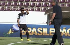 Durante o treino desta tarde no estádio da Fonte Luminosa em Araraquara. O próximo jogo da equipe será amanhã, domingo, dia 10/11, contra o Fluminense, no mesmo estádio, válido pela 33ª rodada do Campeonato Brasileiro de 2013