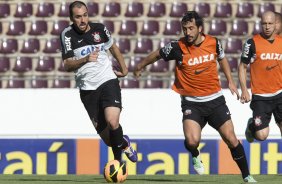 Durante o treino desta tarde no estdio da Fonte Luminosa em Araraquara. O prximo jogo da equipe ser amanh, domingo, dia 10/11, contra o Fluminense, no mesmo estdio, vlido pela 33 rodada do Campeonato Brasileiro de 2013