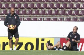 Durante o treino desta tarde no estádio da Fonte Luminosa em Araraquara. O próximo jogo da equipe será amanhã, domingo, dia 10/11, contra o Fluminense, no mesmo estádio, válido pela 33ª rodada do Campeonato Brasileiro de 2013