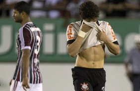 Durante a partida entre Corinthians x Fluminense, realizada esta noite no estádio da Fonte Luminosa, em Araraquara, válido pela 33ª rodada do Campeonato Brasileiro de 2013