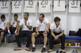 Nos vestirios antes da partida entre Corinthians x Fluminense, realizada esta noite no estdio da Fonte Luminosa, em Araraquara, vlido pela 33 rodada do Campeonato Brasileiro de 2013