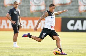 Ralf do Corinthians durante treino realizado no CT Joaquim Grava(