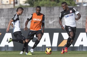 Durante o treino desta tarde no CT Joaquim Grava, no Parque Ecológico do Tiete. O próximo jogo da equipe será domingo, dia 17/11, contra o Vasco/RJ, no estádio do Pacaembu, válido pela 35ª rodada do Campeonato Brasileiro de 2013