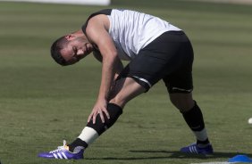 Durante o treino desta tarde no CT Joaquim Grava, no Parque Ecolgico do Tiete. O prximo jogo da equipe ser domingo, dia 17/11, contra o Vasco/RJ, no estdio do Pacaembu, vlido pela 35 rodada do Campeonato Brasileiro de 2013