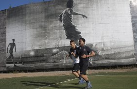 Durante o treino desta tarde no CT Joaquim Grava, no Parque Ecolgico do Tiete. O prximo jogo da equipe ser domingo, dia 17/11, contra o Vasco/RJ, no estdio do Pacaembu, vlido pela 35 rodada do Campeonato Brasileiro de 2013