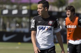 Durante o treino desta tarde no CT Joaquim Grava, no Parque Ecológico do Tiete. O próximo jogo da equipe será domingo, dia 17/11, contra o Vasco/RJ, no estádio do Pacaembu, válido pela 35ª rodada do Campeonato Brasileiro de 2013