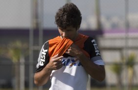 Durante o treino desta tarde no CT Joaquim Grava, no Parque Ecolgico do Tiete. O prximo jogo da equipe ser domingo, dia 17/11, contra o Vasco/RJ, no estdio do Pacaembu, vlido pela 35 rodada do Campeonato Brasileiro de 2013