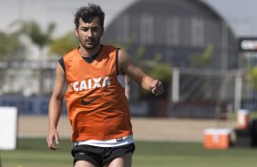 Durante o treino desta tarde no CT Joaquim Grava, no Parque Ecológico do Tiete. O próximo jogo da equipe será domingo, dia 17/11, contra o Vasco/RJ, no estádio do Pacaembu, válido pela 35ª rodada do Campeonato Brasileiro de 2013