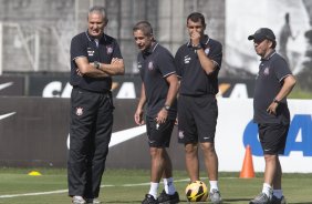 Durante o treino desta tarde no CT Joaquim Grava, no Parque Ecológico do Tiete. O próximo jogo da equipe será domingo, dia 17/11, contra o Vasco/RJ, no estádio do Pacaembu, válido pela 35ª rodada do Campeonato Brasileiro de 2013