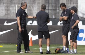 Durante o treino desta tarde no CT Joaquim Grava, no Parque Ecológico do Tiete. O próximo jogo da equipe será domingo, dia 17/11, contra o Vasco/RJ, no estádio do Pacaembu, válido pela 35ª rodada do Campeonato Brasileiro de 2013