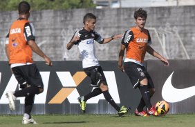 Durante o treino desta tarde no CT Joaquim Grava, no Parque Ecológico do Tiete. O próximo jogo da equipe será domingo, dia 17/11, contra o Vasco/RJ, no estádio do Pacaembu, válido pela 35ª rodada do Campeonato Brasileiro de 2013