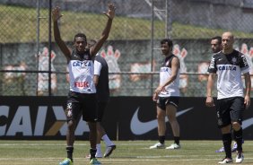 Durante o durante o treino desta manhã no CT Joaquim Grava, no Parque Ecológico do Tiete. O próximo jogo da equipe será amanhã, domingo, dia 17/11, contra o Vasco/RJ, no estádio do Pacaembu, válido pela 35ª rodada do Campeonato Brasileiro de 2013