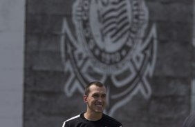 Durante o durante o treino desta manhã no CT Joaquim Grava, no Parque Ecológico do Tiete. O próximo jogo da equipe será amanhã, domingo, dia 17/11, contra o Vasco/RJ, no estádio do Pacaembu, válido pela 35ª rodada do Campeonato Brasileiro de 2013