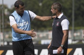 Durante o durante o treino desta manh no CT Joaquim Grava, no Parque Ecolgico do Tiete. O prximo jogo da equipe ser amanh, domingo, dia 17/11, contra o Vasco/RJ, no estdio do Pacaembu, vlido pela 35 rodada do Campeonato Brasileiro de 2013