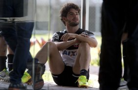 Durante o durante o treino desta manhã no CT Joaquim Grava, no Parque Ecológico do Tiete. O próximo jogo da equipe será amanhã, domingo, dia 17/11, contra o Vasco/RJ, no estádio do Pacaembu, válido pela 35ª rodada do Campeonato Brasileiro de 2013