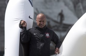 Durante o durante o treino desta manh no CT Joaquim Grava, no Parque Ecolgico do Tiete. O prximo jogo da equipe ser amanh, domingo, dia 17/11, contra o Vasco/RJ, no estdio do Pacaembu, vlido pela 35 rodada do Campeonato Brasileiro de 2013