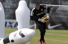 Durante o durante o treino desta manhã no CT Joaquim Grava, no Parque Ecológico do Tiete. O próximo jogo da equipe será amanhã, domingo, dia 17/11, contra o Vasco/RJ, no estádio do Pacaembu, válido pela 35ª rodada do Campeonato Brasileiro de 2013