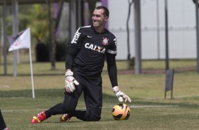 Durante o durante o treino desta manhã no CT Joaquim Grava, no Parque Ecológico do Tiete. O próximo jogo da equipe será amanhã, domingo, dia 17/11, contra o Vasco/RJ, no estádio do Pacaembu, válido pela 35ª rodada do Campeonato Brasileiro de 2013