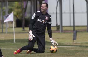 Durante o durante o treino desta manh no CT Joaquim Grava, no Parque Ecolgico do Tiete. O prximo jogo da equipe ser amanh, domingo, dia 17/11, contra o Vasco/RJ, no estdio do Pacaembu, vlido pela 35 rodada do Campeonato Brasileiro de 2013