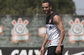 Durante o durante o treino desta manh no CT Joaquim Grava, no Parque Ecolgico do Tiete. O prximo jogo da equipe ser amanh, domingo, dia 17/11, contra o Vasco/RJ, no estdio do Pacaembu, vlido pela 35 rodada do Campeonato Brasileiro de 2013