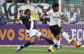 Durante a partida entre Corinthians x Vasco da Gama, realizada esta tarde no estdio do Pacaembu, vlida pela 35 rodada do Campeonato Brasileiro de 2013