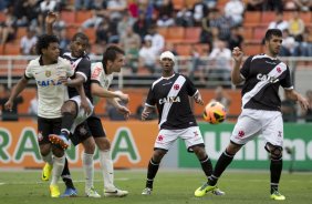 Durante a partida entre Corinthians x Vasco da Gama, realizada esta tarde no estdio do Pacaembu, vlida pela 35 rodada do Campeonato Brasileiro de 2013