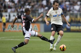 Durante a partida entre Corinthians x Vasco da Gama, realizada esta tarde no estdio do Pacaembu, vlida pela 35 rodada do Campeonato Brasileiro de 2013