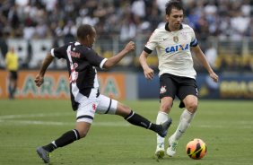 Durante a partida entre Corinthians x Vasco da Gama, realizada esta tarde no estdio do Pacaembu, vlida pela 35 rodada do Campeonato Brasileiro de 2013