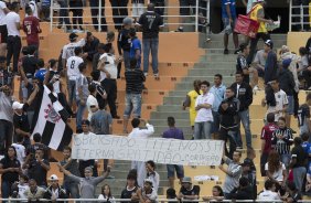 Durante a partida entre Corinthians x Vasco da Gama, realizada esta tarde no estdio do Pacaembu, vlida pela 35 rodada do Campeonato Brasileiro de 2013