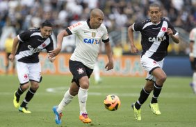 Durante a partida entre Corinthians x Vasco da Gama, realizada esta tarde no estdio do Pacaembu, vlida pela 35 rodada do Campeonato Brasileiro de 2013