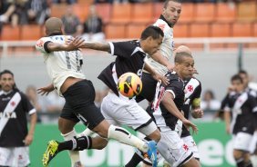 Durante a partida entre Corinthians x Vasco da Gama, realizada esta tarde no estdio do Pacaembu, vlida pela 35 rodada do Campeonato Brasileiro de 2013