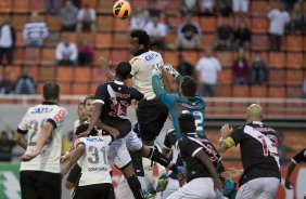 Durante a partida entre Corinthians x Vasco da Gama, realizada esta tarde no estdio do Pacaembu, vlida pela 35 rodada do Campeonato Brasileiro de 2013